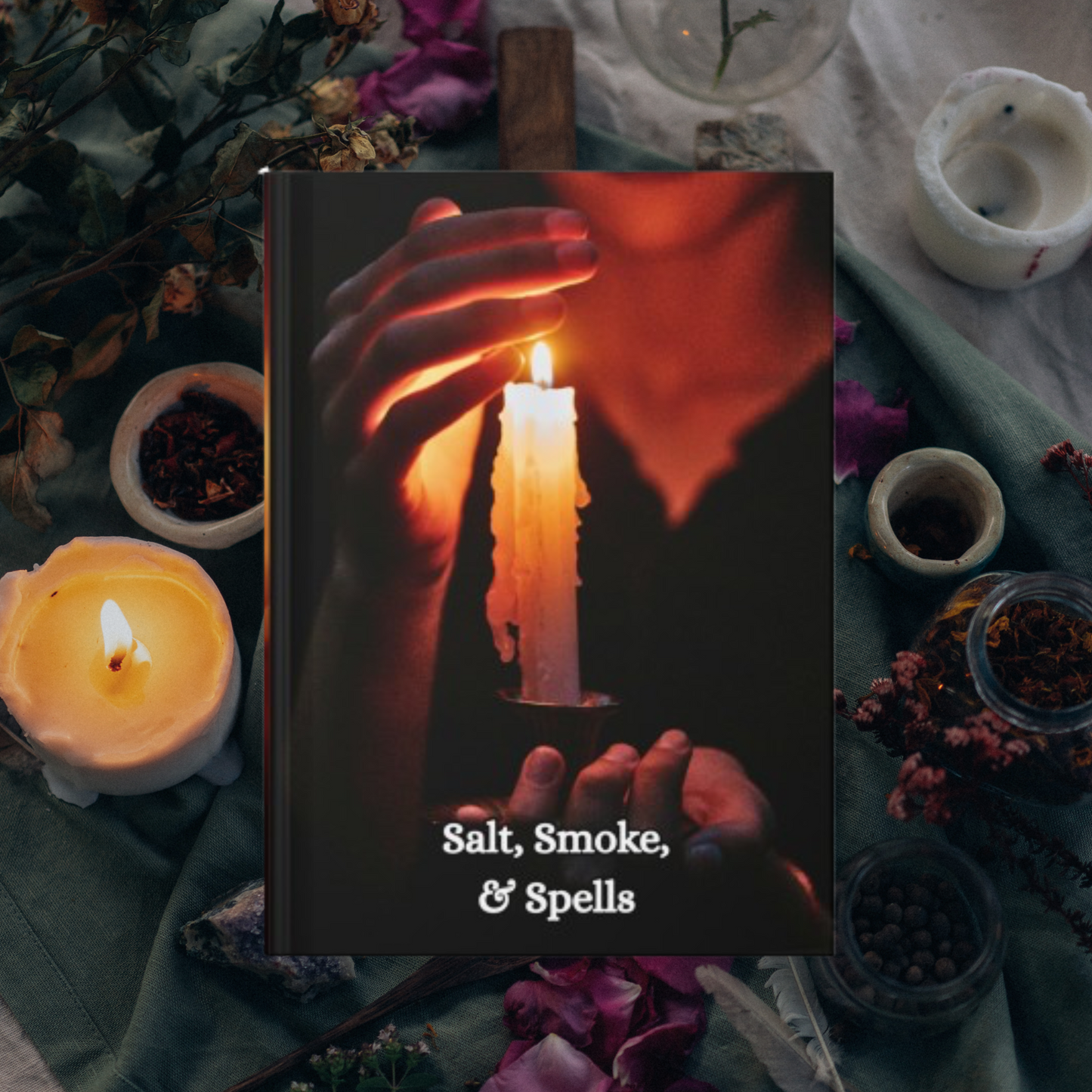 Salt, Smoke, & Spells - Lined Witchy Journal, Matte Hardcover 5.75"x8"