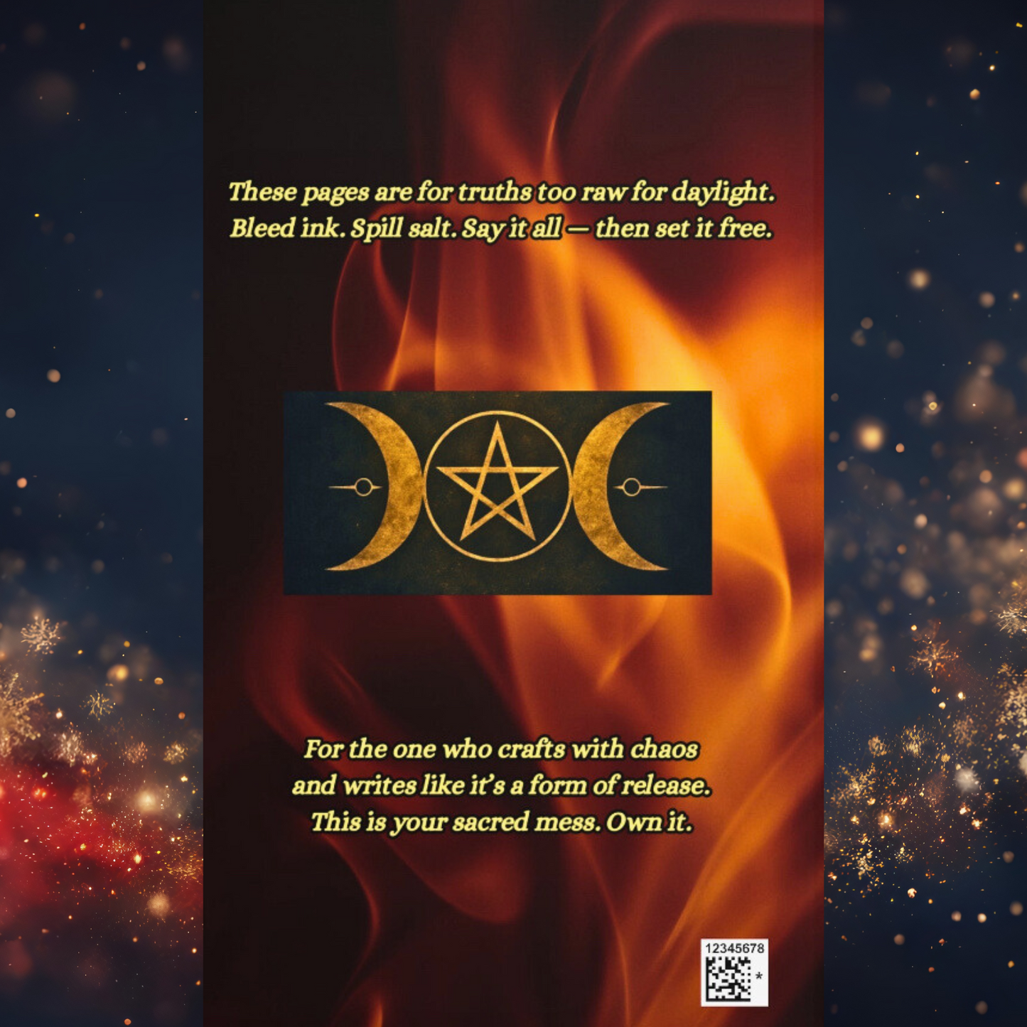 Salt, Smoke, & Spells - Lined Witchy Journal, Matte Hardcover 5.75"x8"