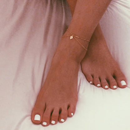 Sunlit Tides Layered Anklets & Barefoot Jewelry
