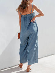Wanderlight Denim Jumpsuit